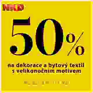 Velikonoce již klepou na dveře, tak ještě využijte super slevu na výzdobu Vašeho domova. Ode dneška až do 27. 4. ušetříte 50% na zboží s velikonočním motivem!
Těšíme se na Vaši návštěvu ❤🙂.