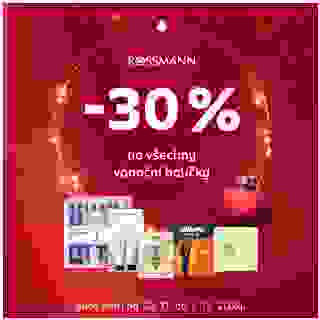 🎁 Vánoční balíčky s 30% slevou! 🎁

Přineste pod stromeček radost a ještě ušetřete! Všechny vánoční balíčky nyní pořídíte se slevou 30 % – od luxusní péče o pleť po voňavé sady pro tu nejlepší domácí pohodu. 🎄💝

🎅🏻 Nechte se inspirovat a potěšte své blízké krásnými dárky, které potěší i vaši peněženku. Přijďte si vybrat, než zmizí!

#Rossmann #RossmannClub #Pece #Krasa #Vanoce