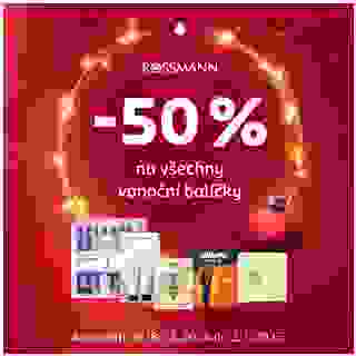 🎁 Máme pro vás vánoční dárek!🎄 Už jste připraveni na Vánoce? My ano! A proto jsme pro vás připravili skvělou nabídku - 50% SLEVU na všechny vánoční balíčky! 🌟 Nakupovat můžete do vyprodání zásob.

#Rossmann #RossmannClub #Pece #Krasa #Vanoce