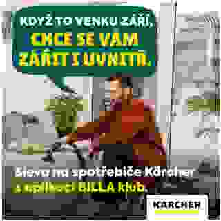 🧽 🏠Čistý domov, klidná mysl.

Uklízení nemusí být nudná povinnost. S pomocníky od Kärcheru se z něj stane hračka. Ať už uklízíte doma nebo na zahradě, s Kärcherem to zvládnete snadno a rychle.

Navíc, v rámci našeho speciálního programu, získáte exkluzivní slevu 22 % na produkty z řady Home & Garden a dodatečných 5 % na již zlevněné zboží.

#BillaCZ #Kupona #Akce